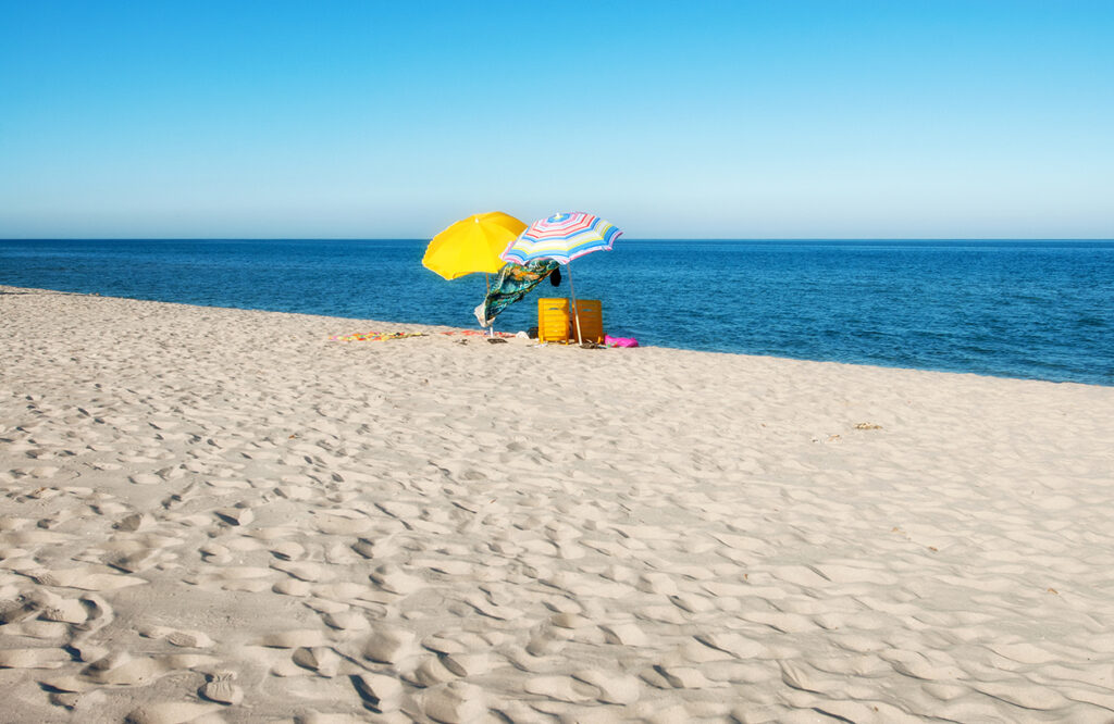 La spiaggia di Berchida.
