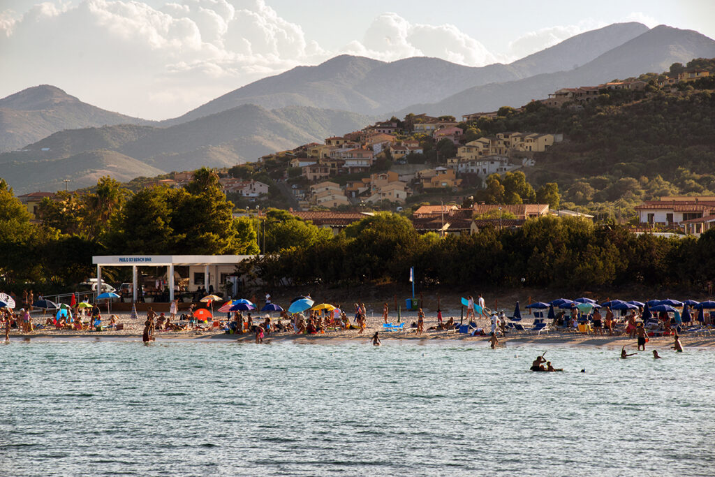 La spiaggia di Porto Ottiolu.