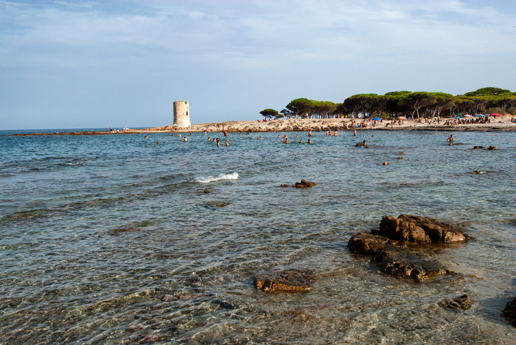 La spiaggia di San Giovanni a Posada.